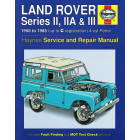 Land Rover Series II, IIA & III models (including County) with 88 & 109 inch wheelbase. Petrol: 2 1/4 litre (2286cc) 4-cyl. Diesel: 2 1/4 litre (2286cc) 4-cyl.