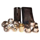 Defender, Discvoery 1  and RRC Locking wheel Nuts and Key Kit 