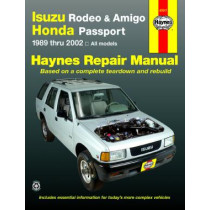Isuzu Rodeo, Amigo, and Honda Passport Haynes Repair Manual covering multiples