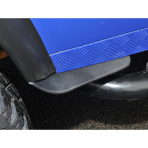 Dirt D-Fenders - Front of rear wheel
